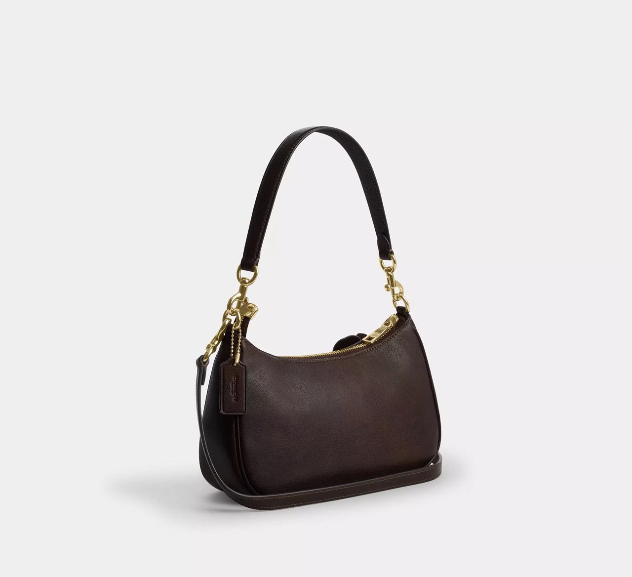 [READY STOCK MY] COACH Teri Shoulder Bag With Floral Applique in Maple (CDY42)