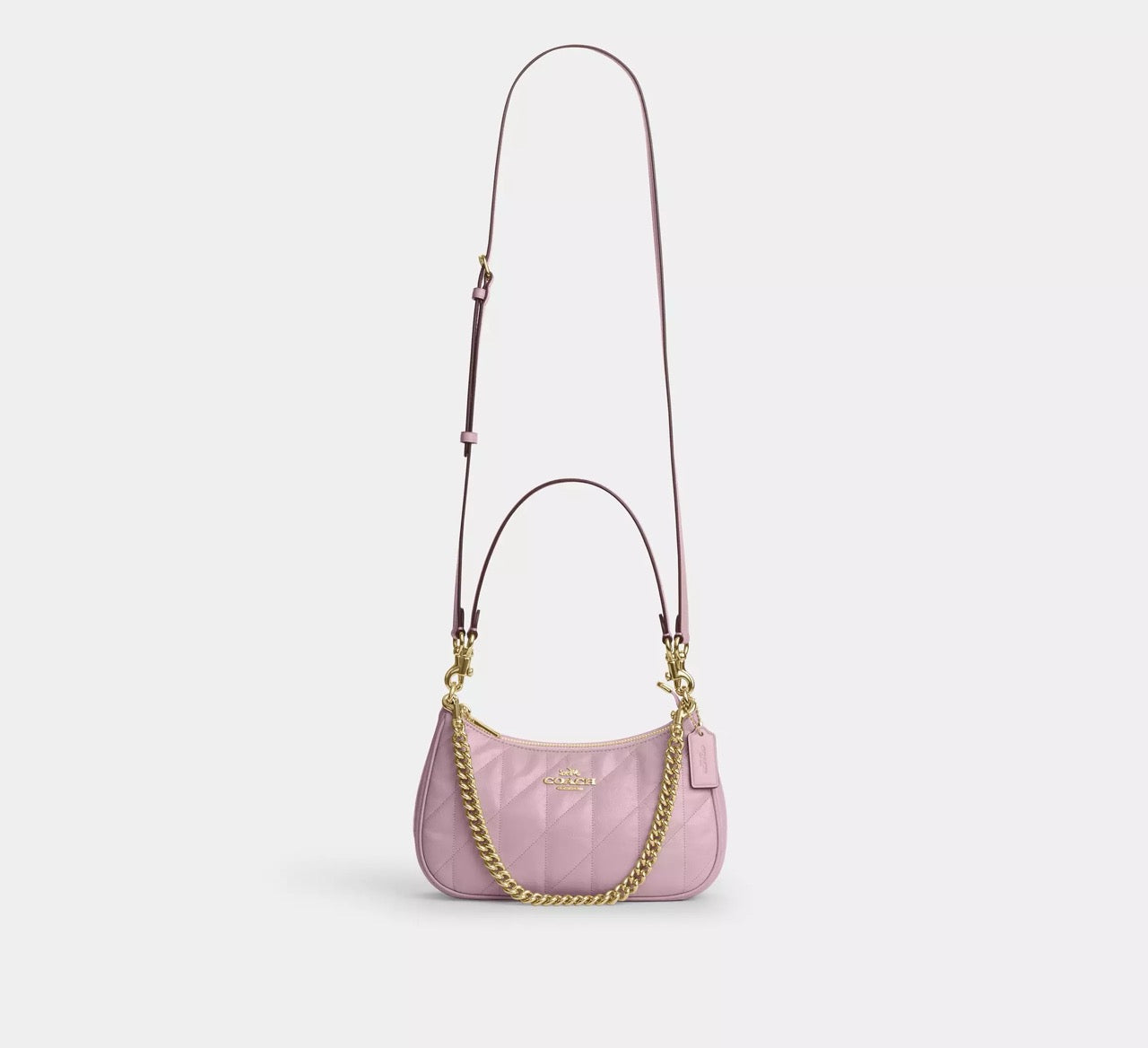 [INCOMING ETA 30 DAYS] COACH Teri Shoulder Bag With Quilting in Carnation (CDY83)