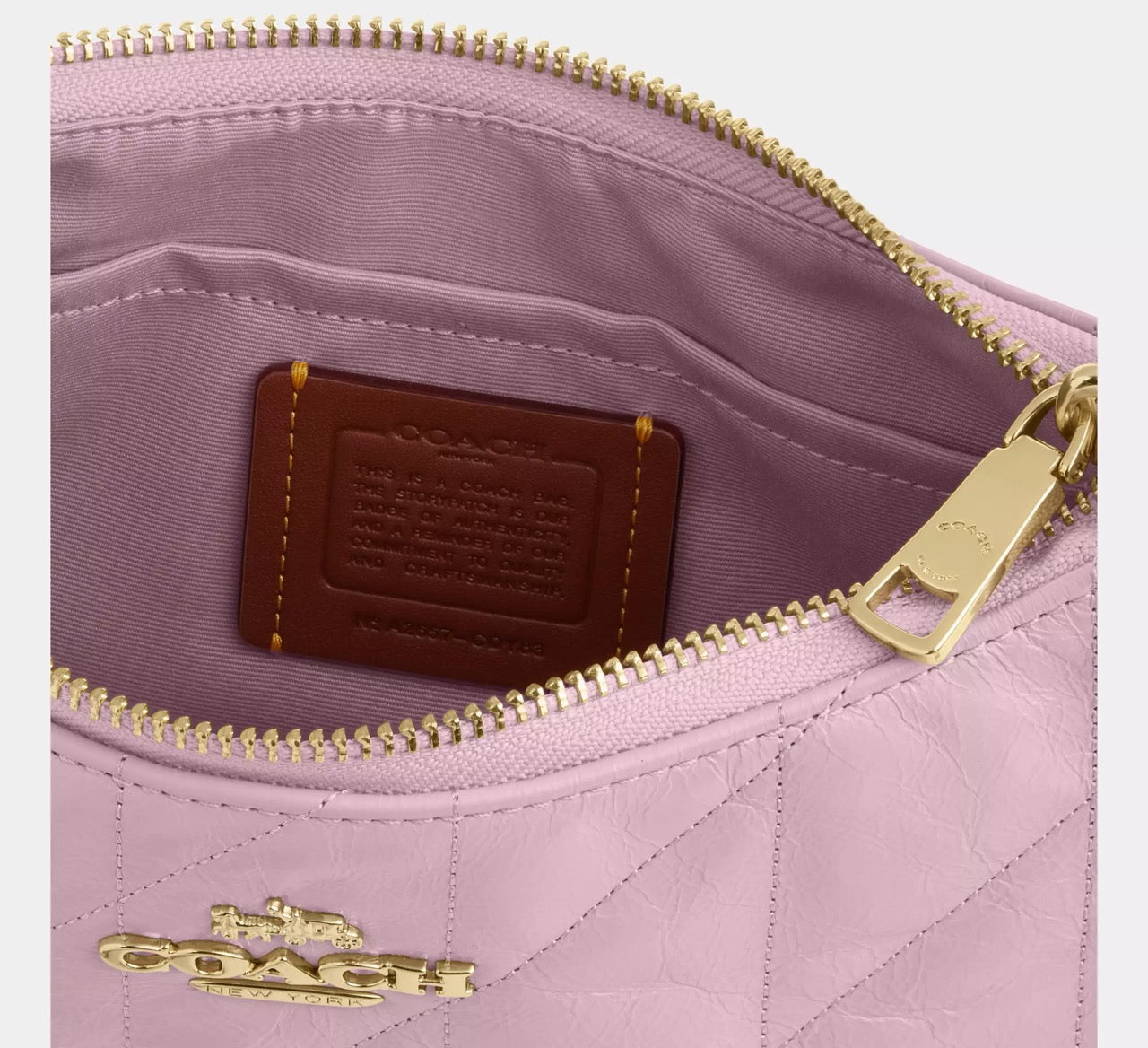 [INCOMING ETA 30 DAYS] COACH Teri Shoulder Bag With Quilting in Carnation (CDY83)