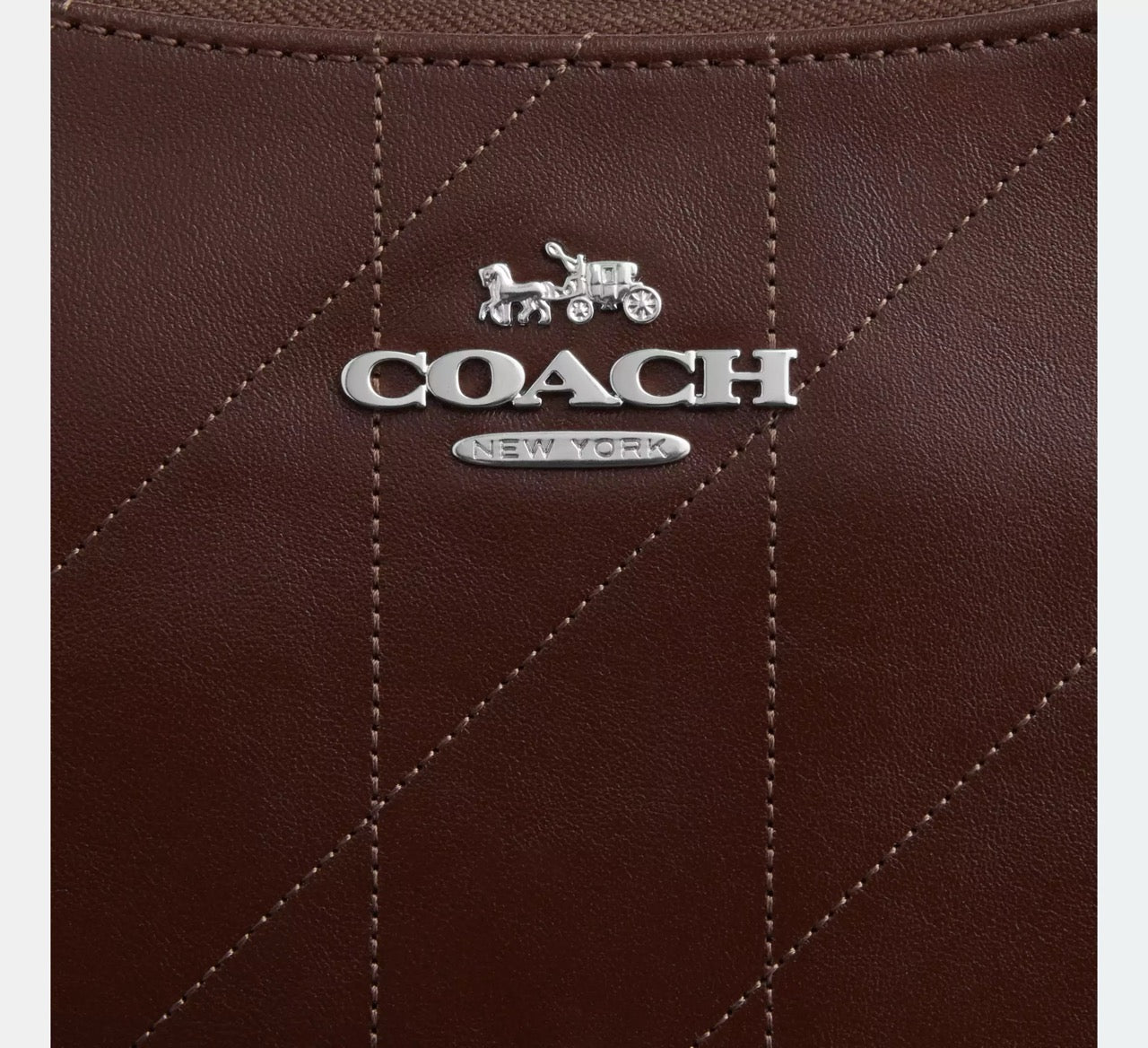 [INCOMING ETA 30 DAYS] COACH Teri Shoulder Bag With Quilting in Dark Wine (CDP32)