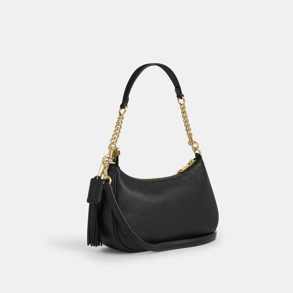 [INCOMING ETA 30 DAYS] COACH Teri Shoulder Bag With Rivets in Black (CAK03)