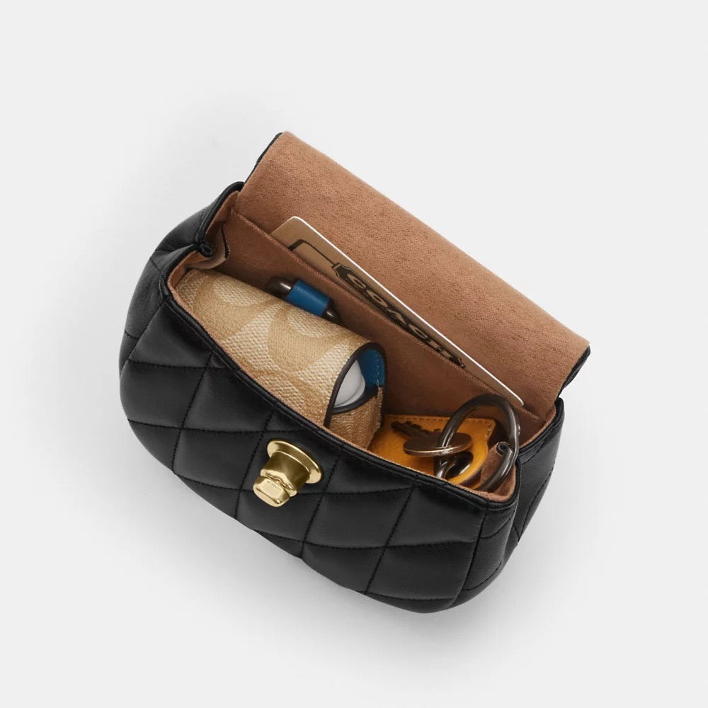 25年★Coach Turnlock Card Case CZ018 CZ474 Coach Bag Malaysia | COACH Turnlock Card Case In Blocked