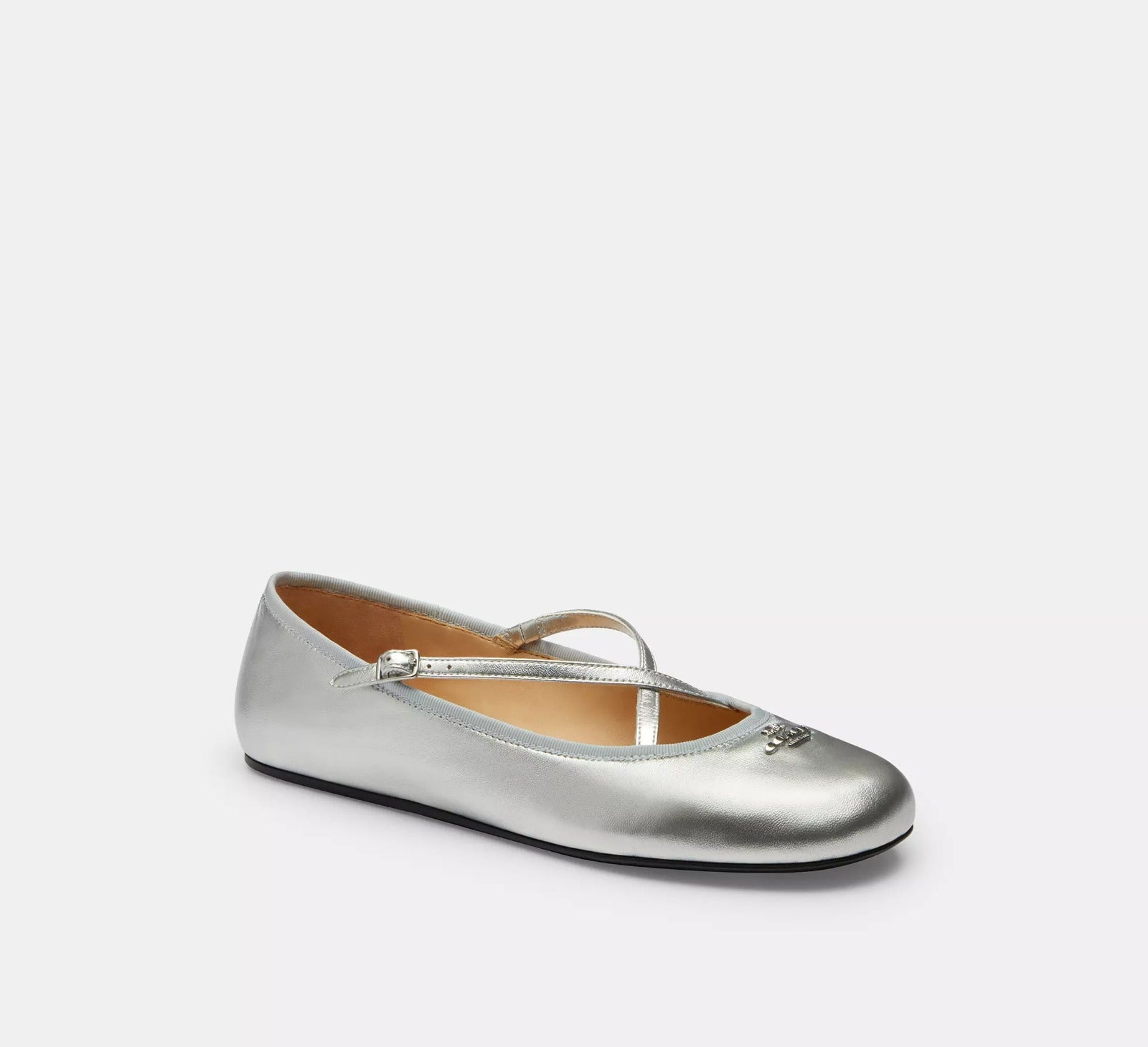 [INCOMING ETA 30 DAYS] COACH W Phoebe Ballet Flat in Silver (FK)(CDF59)