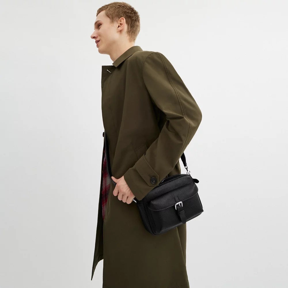 [INCOMING ETA 30 DAYS] COACH Men Warren Crossbody Bag in Black (SHW)(CW218)