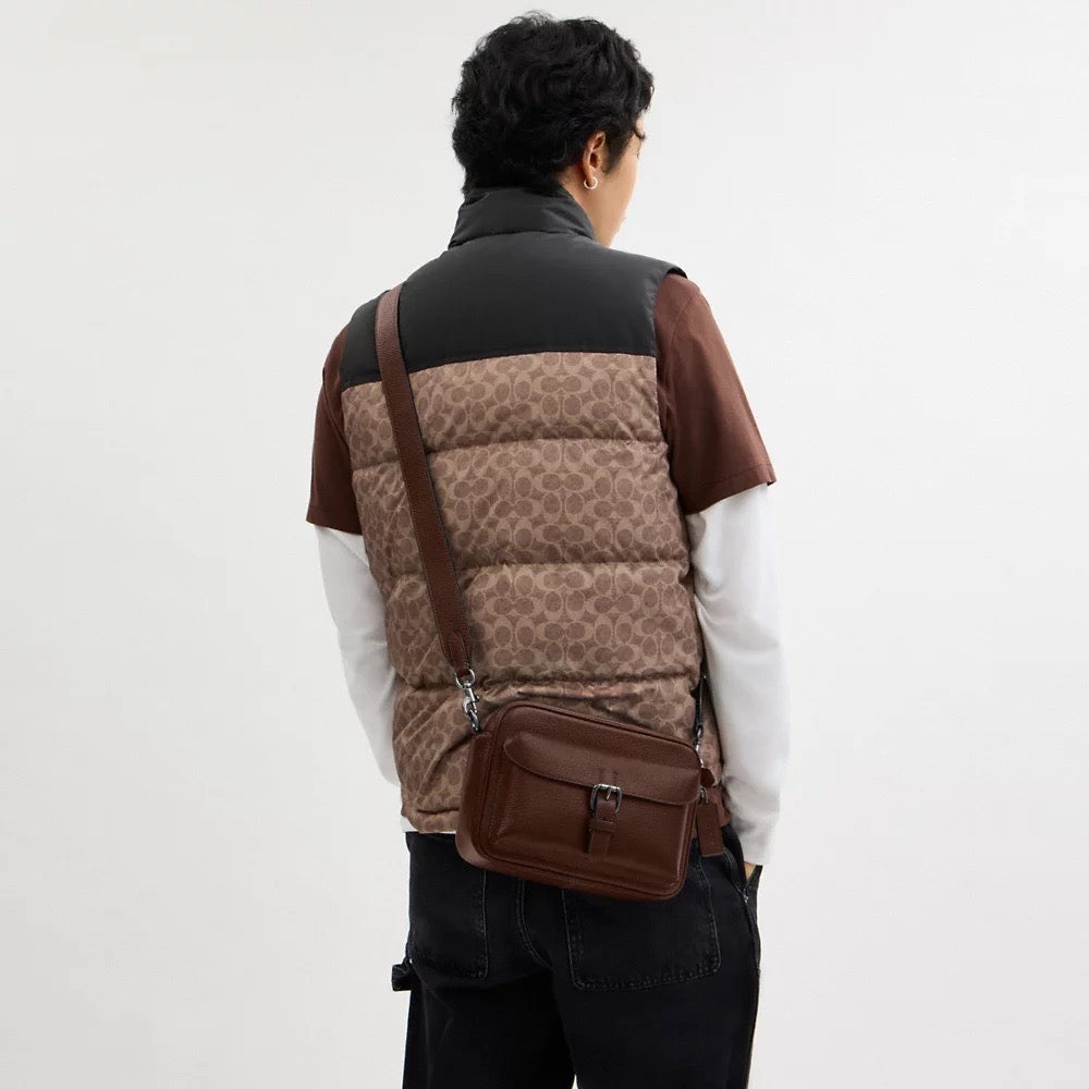 [INCOMING ETA 30 DAYS] COACH Men Warren Crossbody Bag in Maple (CW218)