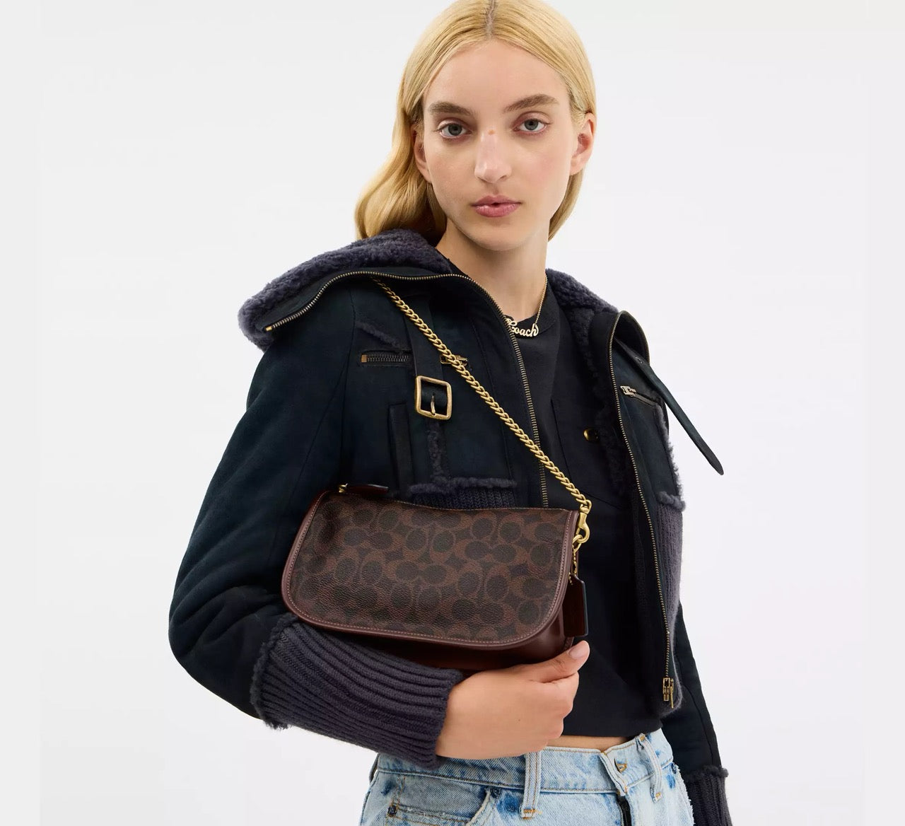 COACH Bag Malaysia | COACH Waverly Bag In Signature Canvas in