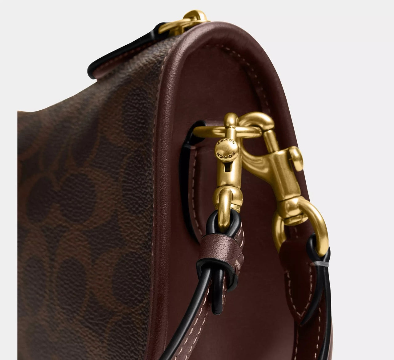 [READY STOCK MY] COACH Waverly Bag In Signature Canvas in Maple (CCC38)