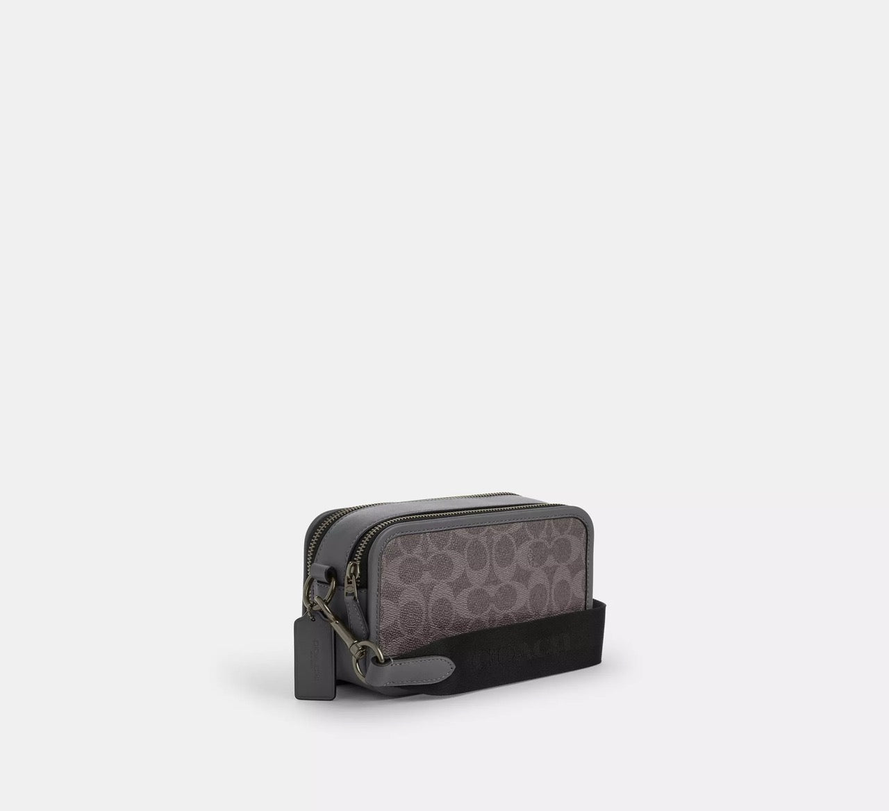 [INCOMING ETA 30 DAYS] COACH Men Wyatt Crossbody Bag In Signature Canvas in Grey (CW365)