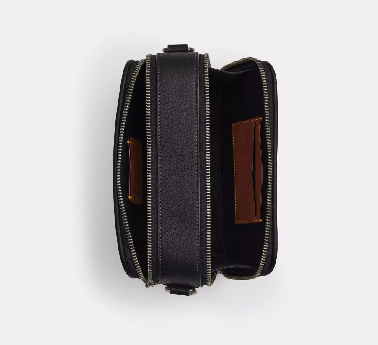 [INCOMING ETA 30 DAYS] COACH For Men Wyatt Crossbody Bag With Lightning Bolt Print in Gunmetal/Black Multi (CDB31)