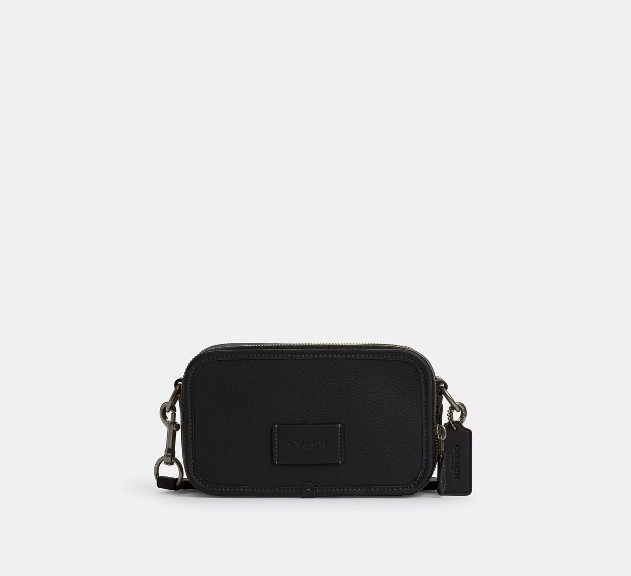 [INCOMING ETA 30 DAYS] COACH Men Wyatt Crossbody In Gunmetal / Black (CM113)
