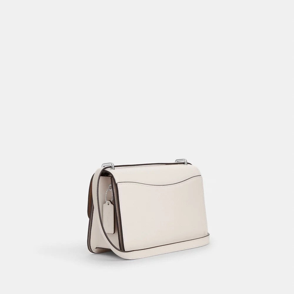 C0ACH Bag Malaysia | C0ACH Large Morgan Square Crossbody in Chalk (CM090)