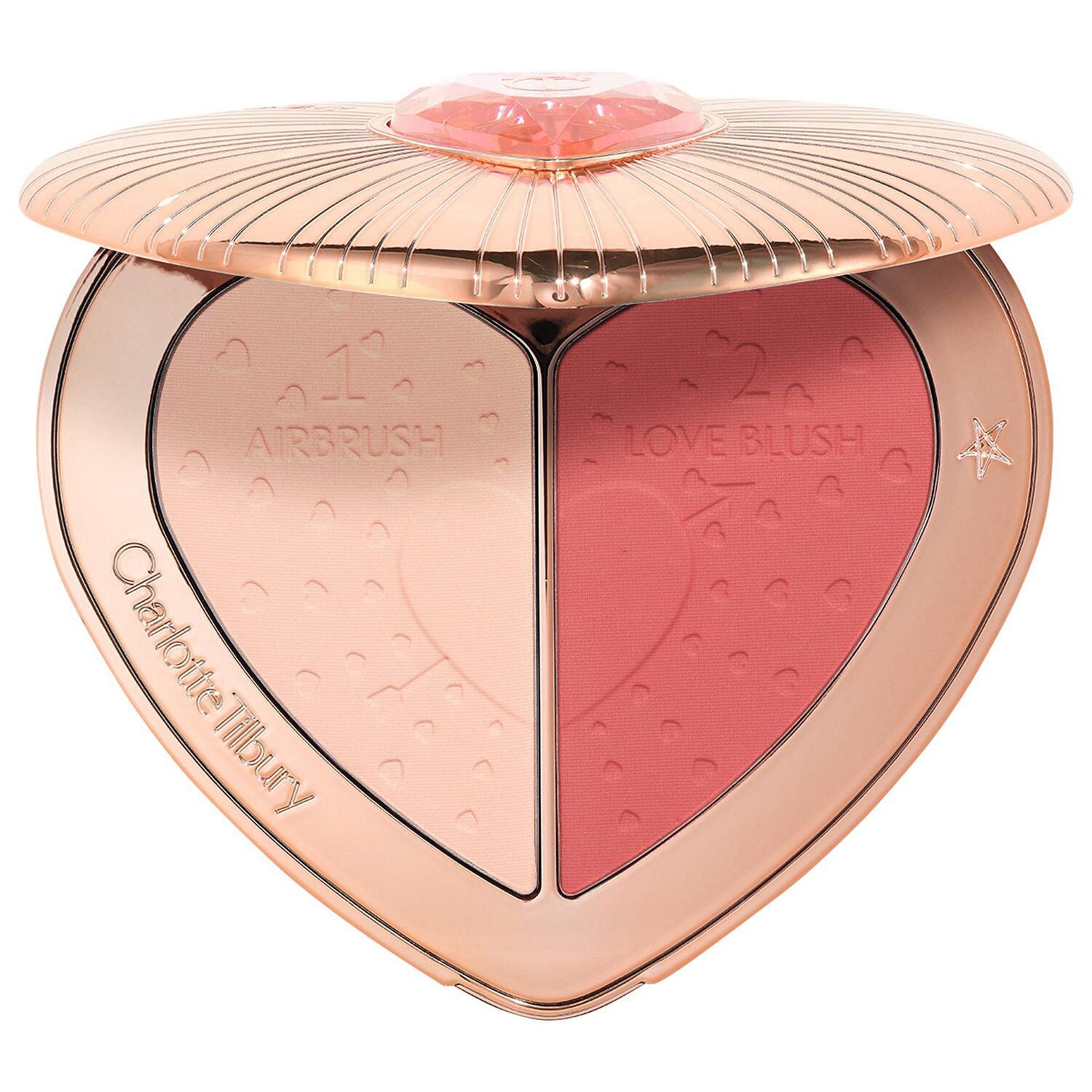 [ULSBC][Ready Stock MY] Charlotte Tilbury Airbrush Brightening and Blush Powder Palette in Flawless Rosewood