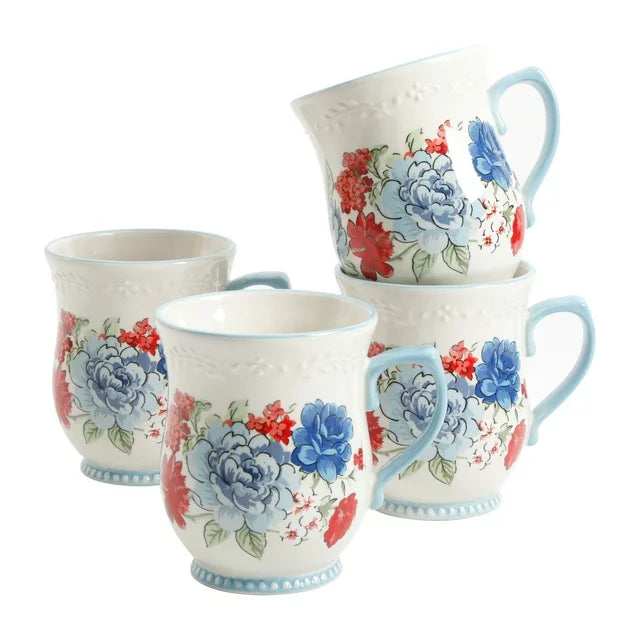 The Pioneer Women Classic Charm Cup 4pcs