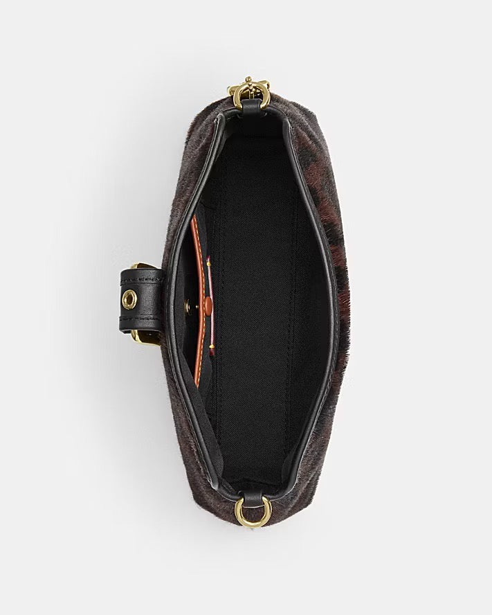 [WEB EXCLUSIVE][INCOMING ETA 30 DAYS] Coach Abbie Shoulder Bag In Haircalf With Leopard Print in Dark Leopard (CFO63)
