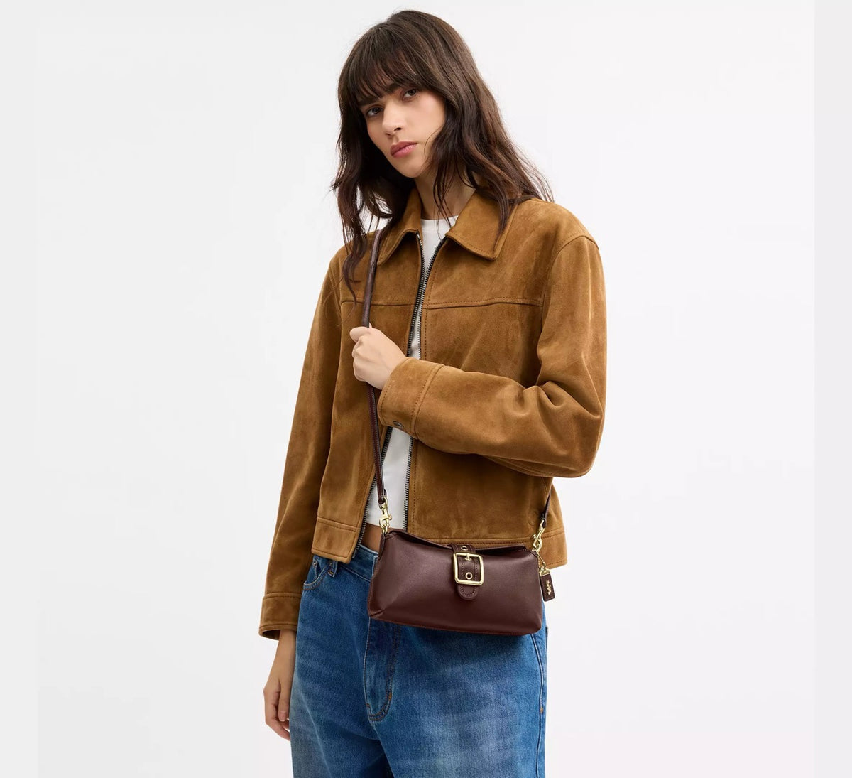 [WEB EXCLUSIVE][INCOMING ETA 30 DAYS] Coach Abbie Shoulder Bag in Maple (CFO91)