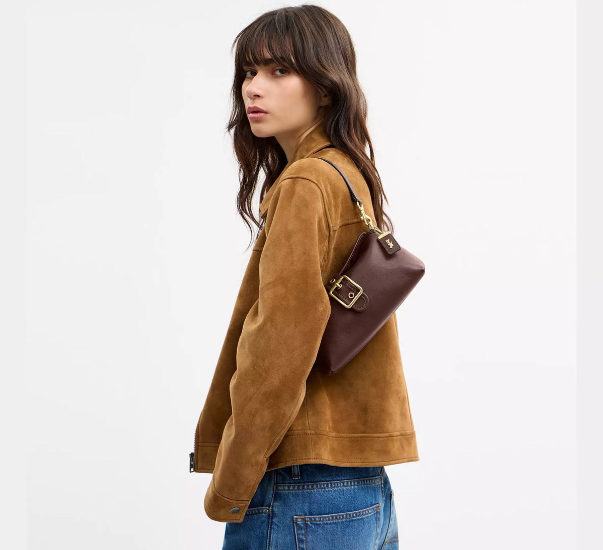 [WEB EXCLUSIVE][INCOMING ETA 30 DAYS] Coach Abbie Shoulder Bag in Maple (CFO91)