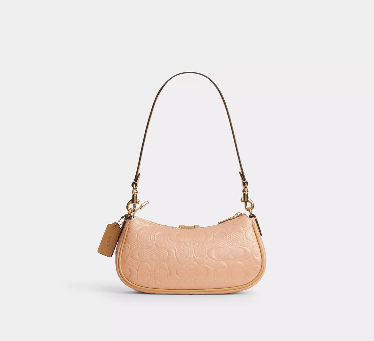 [WEB EXCLUSIVE][READY STOCK MY] Coach Ashton Mini Shoulder Bag In Signature Leather in Faded Blush (CEN11)