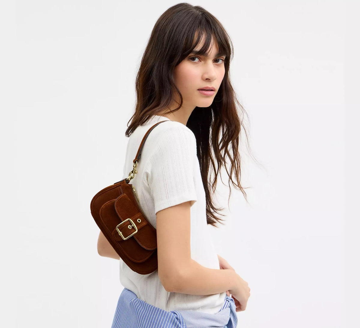 [WEB EXCLUSIVE][READY STOCK MY] Coach Ashton Mini Shoulder Bag in Warm Brown (CFA50)