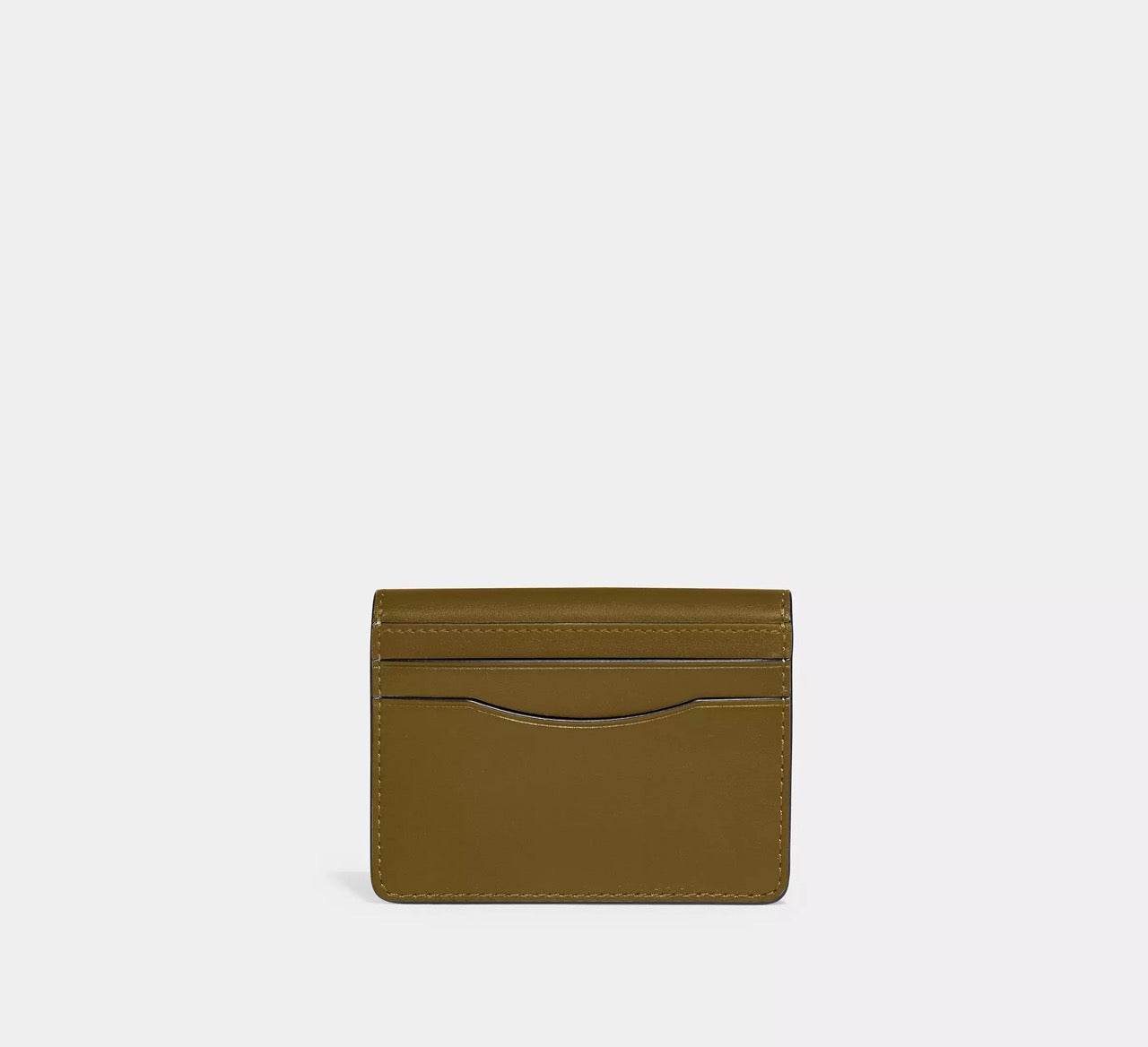 [WEB EXCLUSIVE][READY STOCK MY] Coach Bandit Card Case in Muted Olive (CH825)