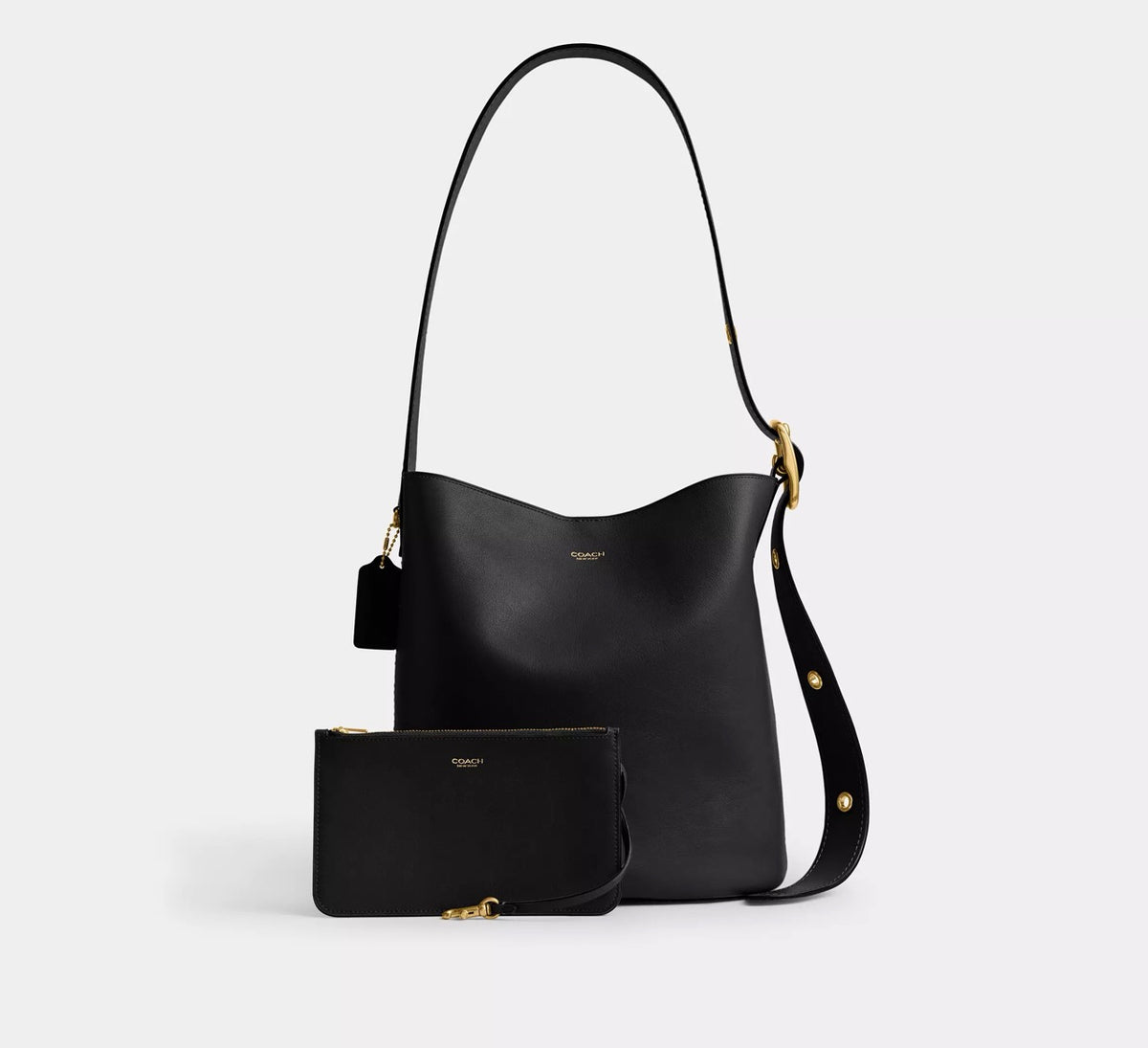 [WEB EXCLUSIVE][READY STOCK MY] Coach Bleecker Bucket Bag in Black (CCC23)