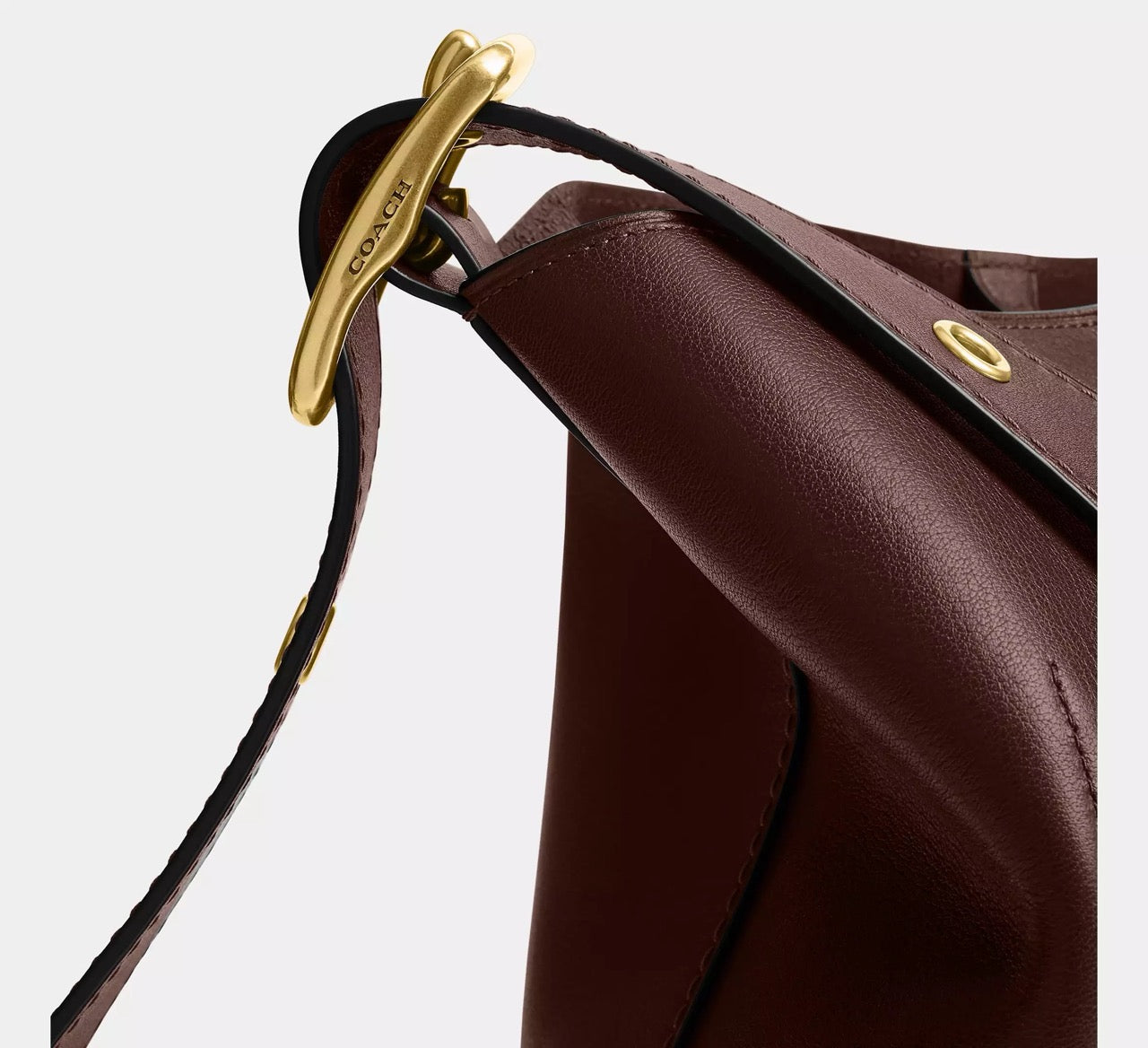 [WEB EXCLUSIVE][READY STOCK MY] COACH Bleecker Bucket Bag in Maple (CCC23)