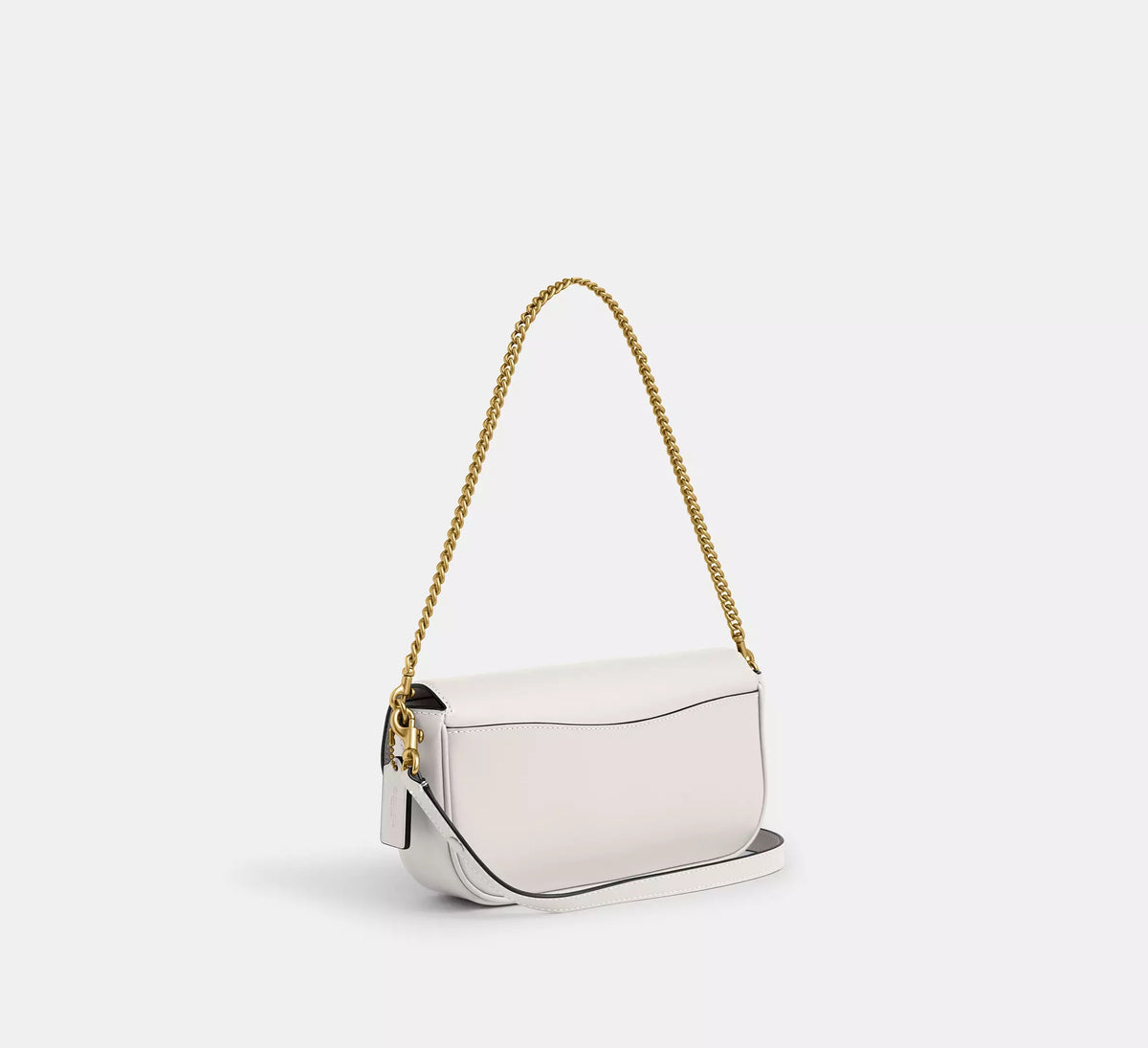 [WEB EXCLUSIVE][INCOMING ETA 30 DAYS] Coach Brook Flap Chain Bag in Chalk (CAN90)