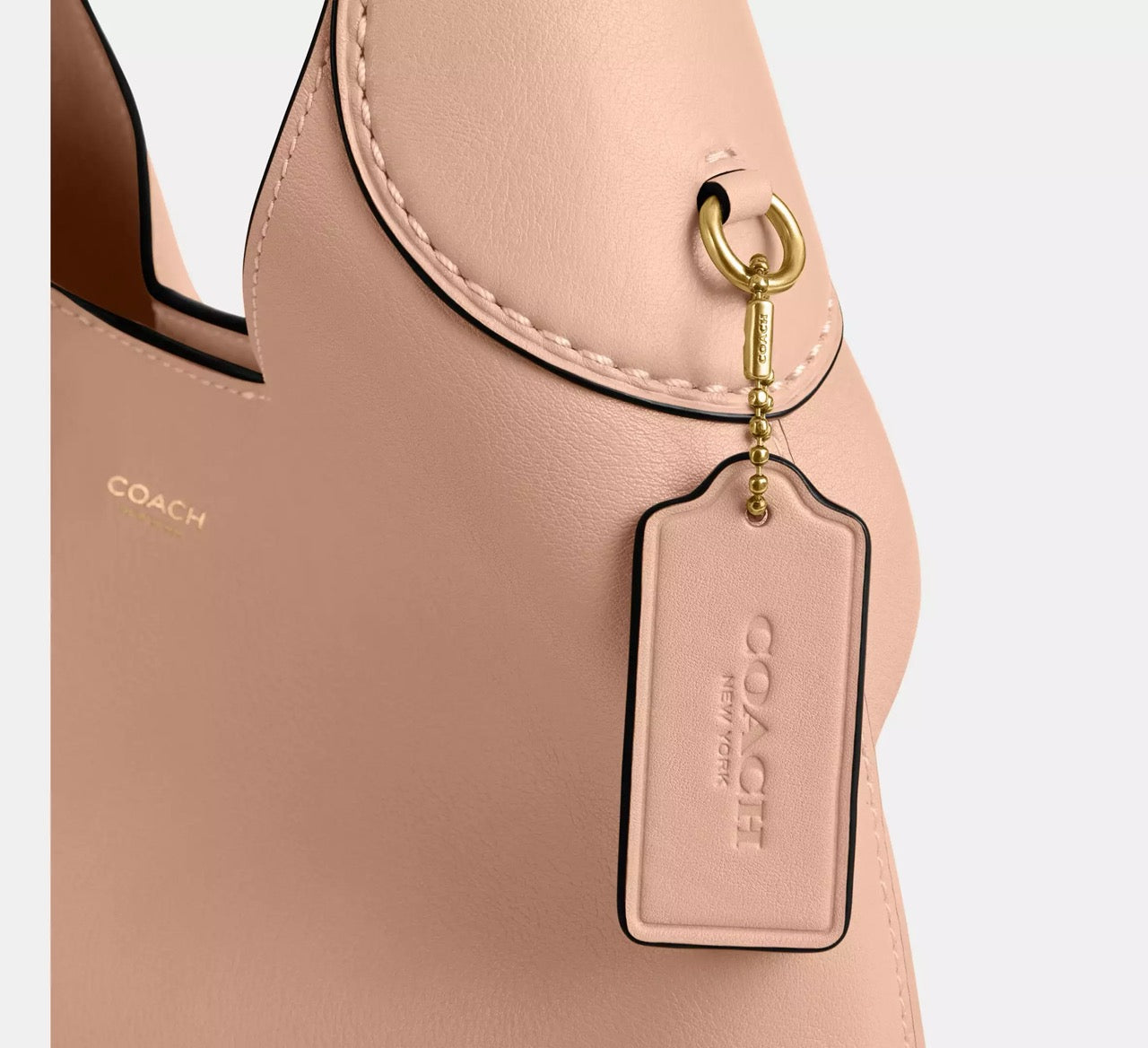 [READY STOCK MY] COACH Brooklyn Shoulder Bag 28 in Cream (CU068)