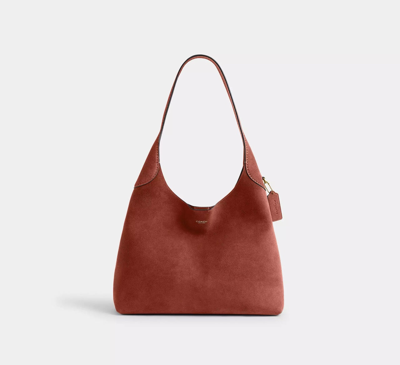 [READY STOCK MY] COACH Brooklyn Shoulder Bag 34 in Clay (CCU01)