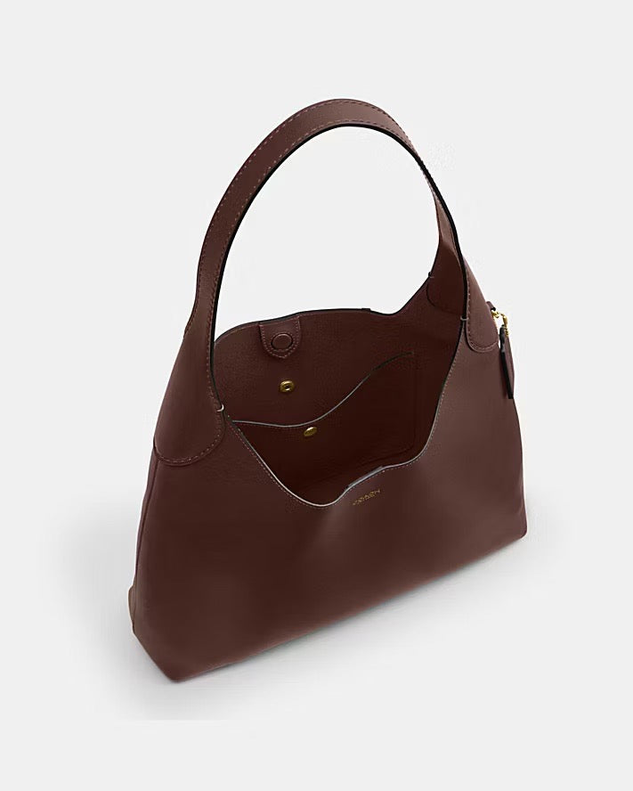 [READY STOCK MY] COACH Brooklyn Shoulder Bag 34 in Maple (CCU00)