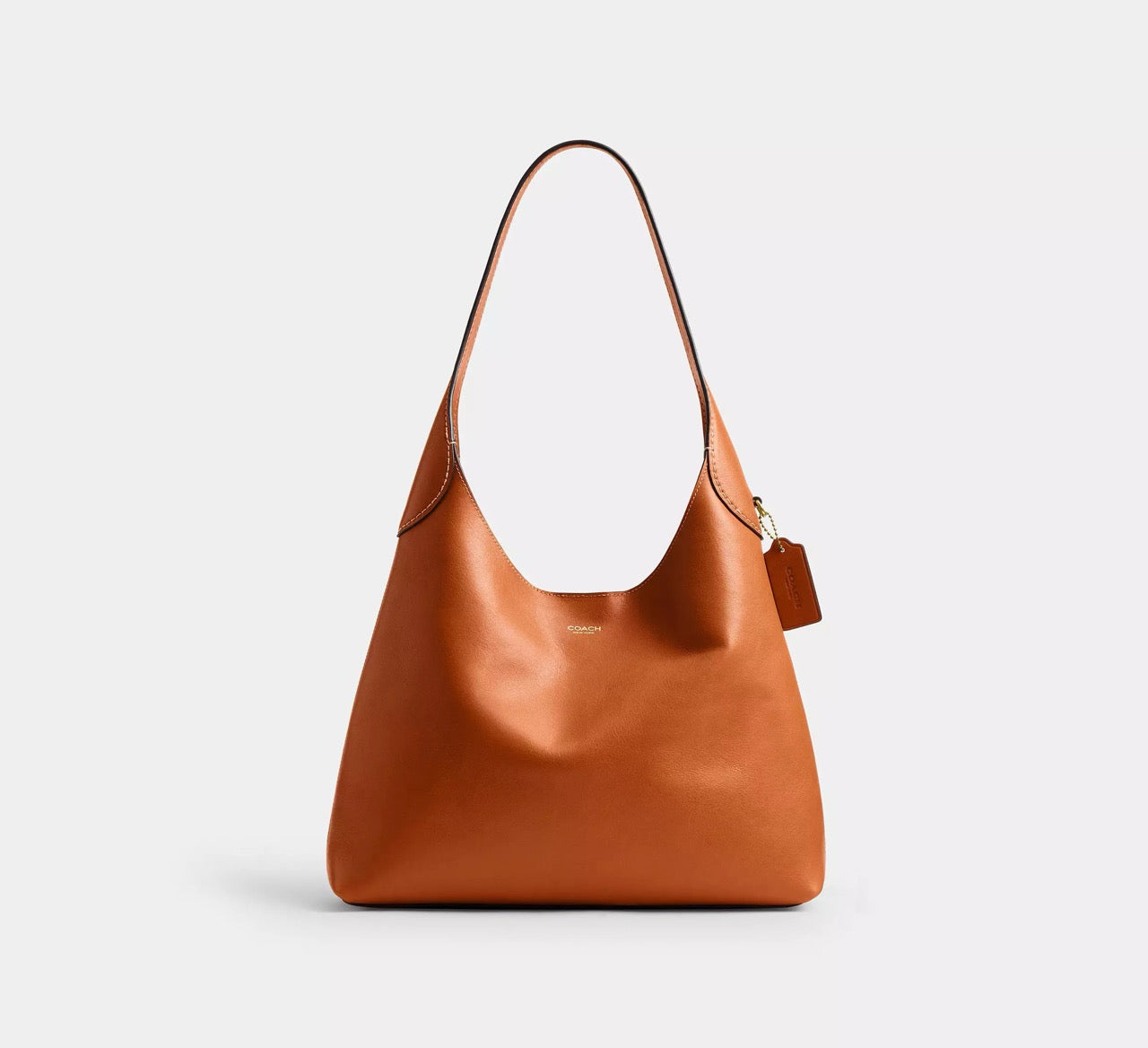 [WEB EXCLUSIVE][READY STOCK MY] Coach Brooklyn Shoulder Bag 34 in Toffee (CCU00)