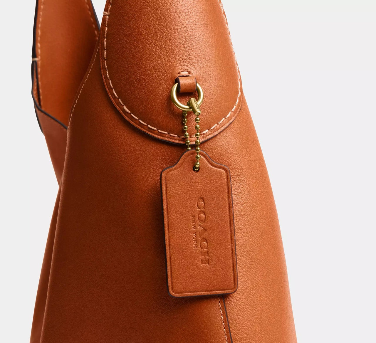 [WEB EXCLUSIVE][READY STOCK MY] Coach Brooklyn Shoulder Bag 34 in Toffee (CCU00)