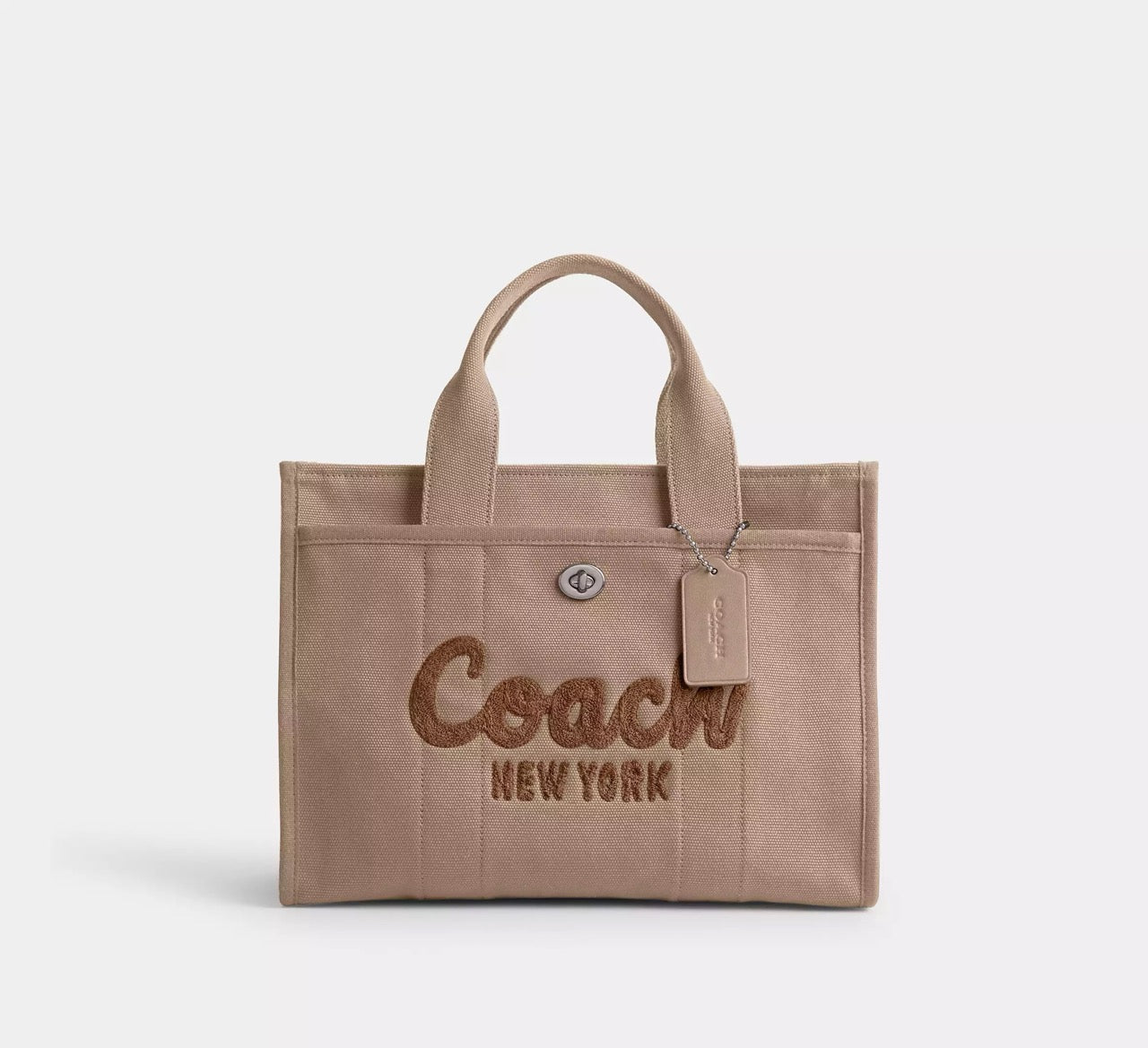 [WEB EXCLUSIVE][READY STOCK MY] Coach Cargo Tote Bag in Dark Natural (CP158)