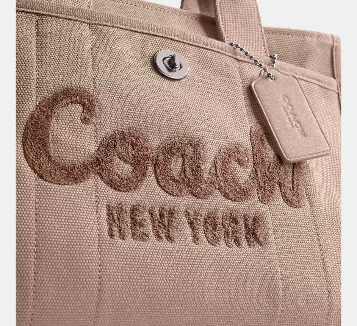 [WEB EXCLUSIVE][READY STOCK MY] Coach Cargo Tote Bag in Dark Natural (CP158)