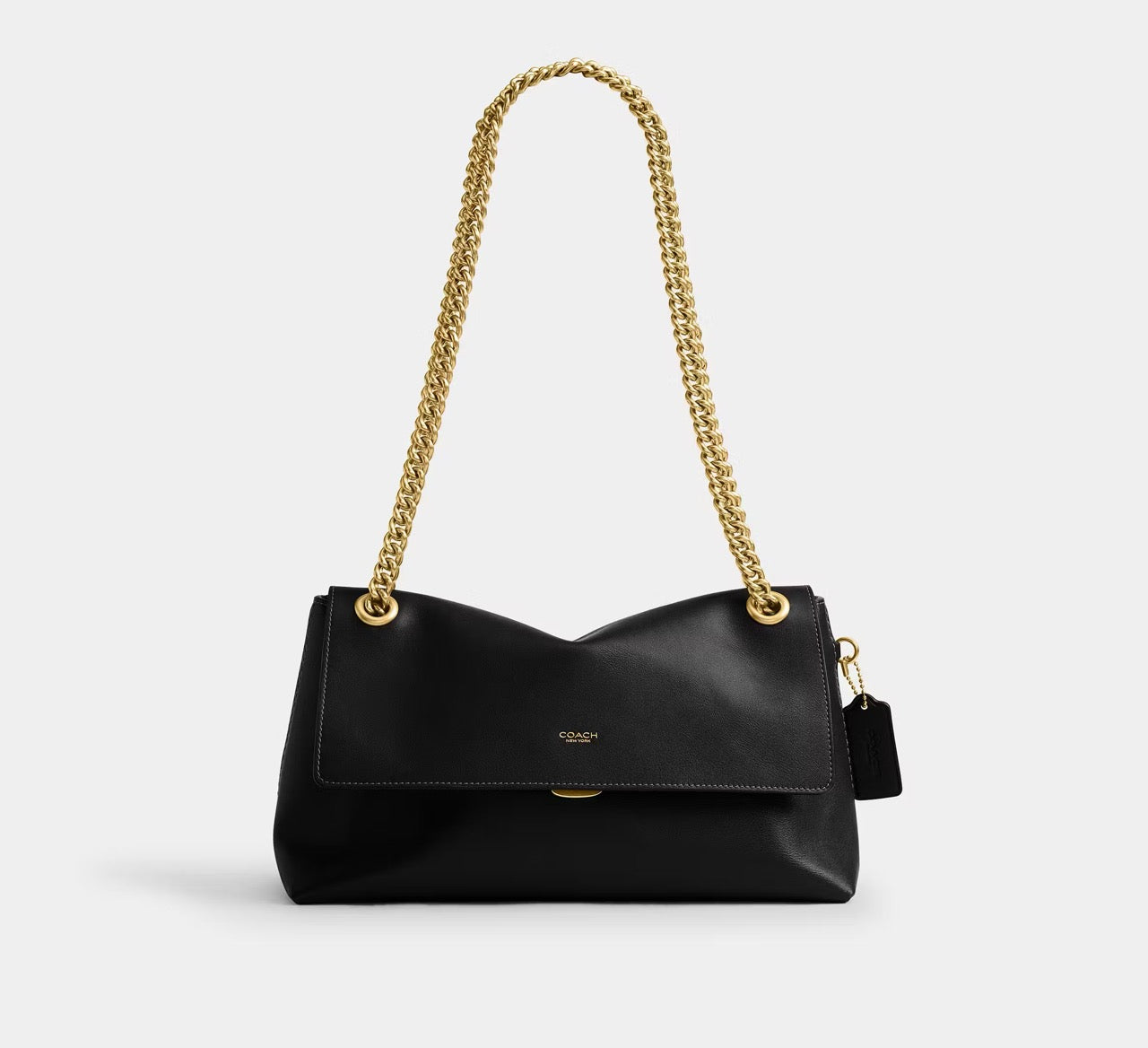 [INCOMING ETA 30 DAYS] Coach Chelsea Shoulder Bag 30 With Chain in Black (CDS61)