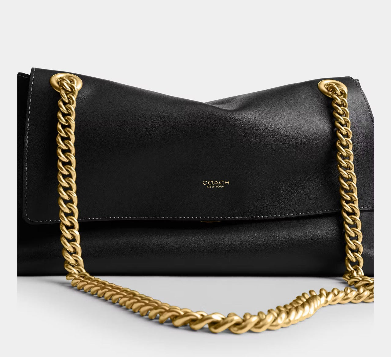 [INCOMING ETA 30 DAYS] Coach Chelsea Shoulder Bag 30 With Chain in Black (CDS61)