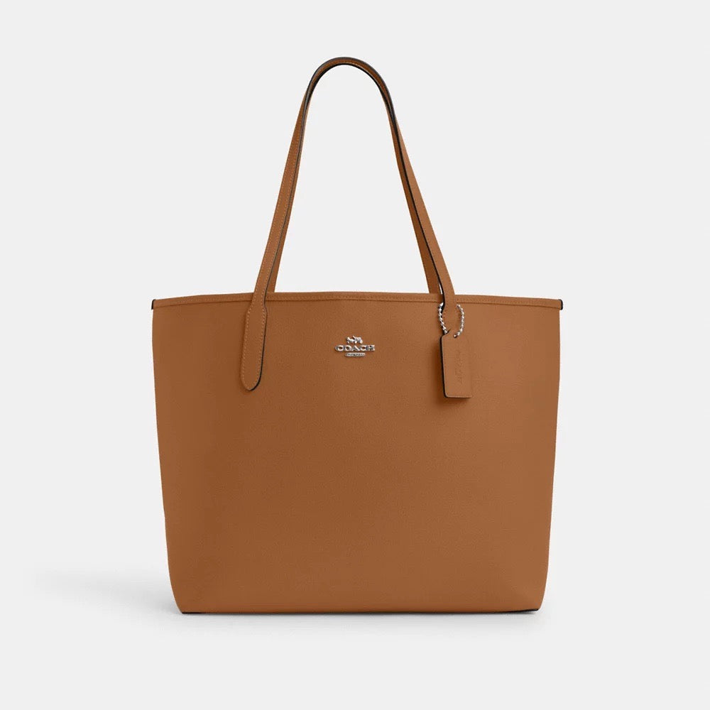 COACH City Tote Bag in Light Saddle (CR111)