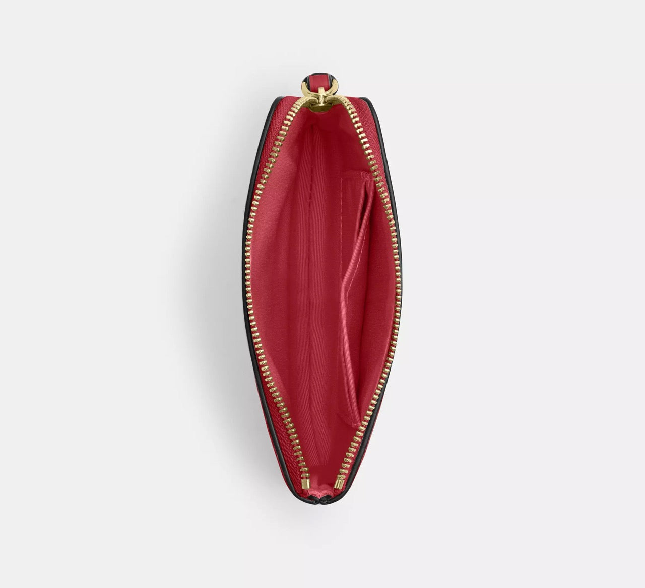 [READY STOCK MY] COACH Corner Zip Wristlet in True Red (CP483)