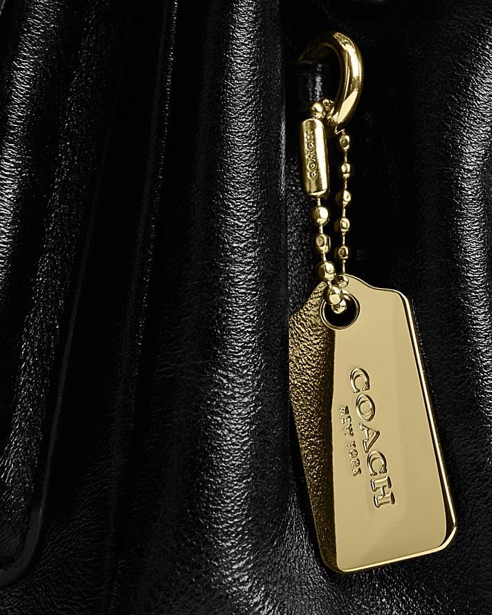 [WEB EXCLUSIVE][READY STOCK MY] Coach Elodie Crossbody Bag 18 In Signature Canvas in Walnut/Black (CEU11)