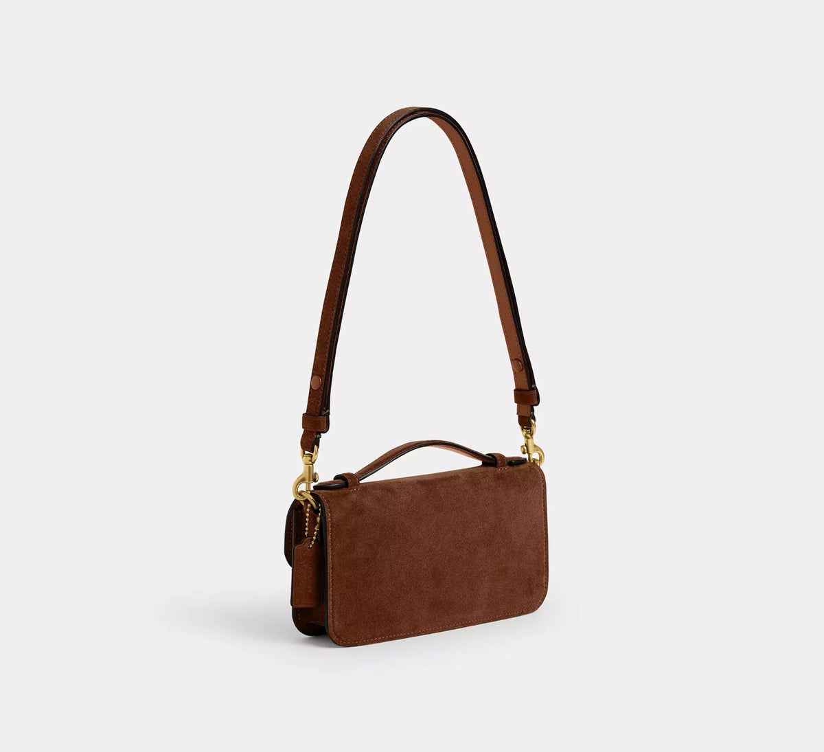 [READY STOCK MY] Coach Elora Top Handle Crossbody Bag in Warm Brown (CCY31)