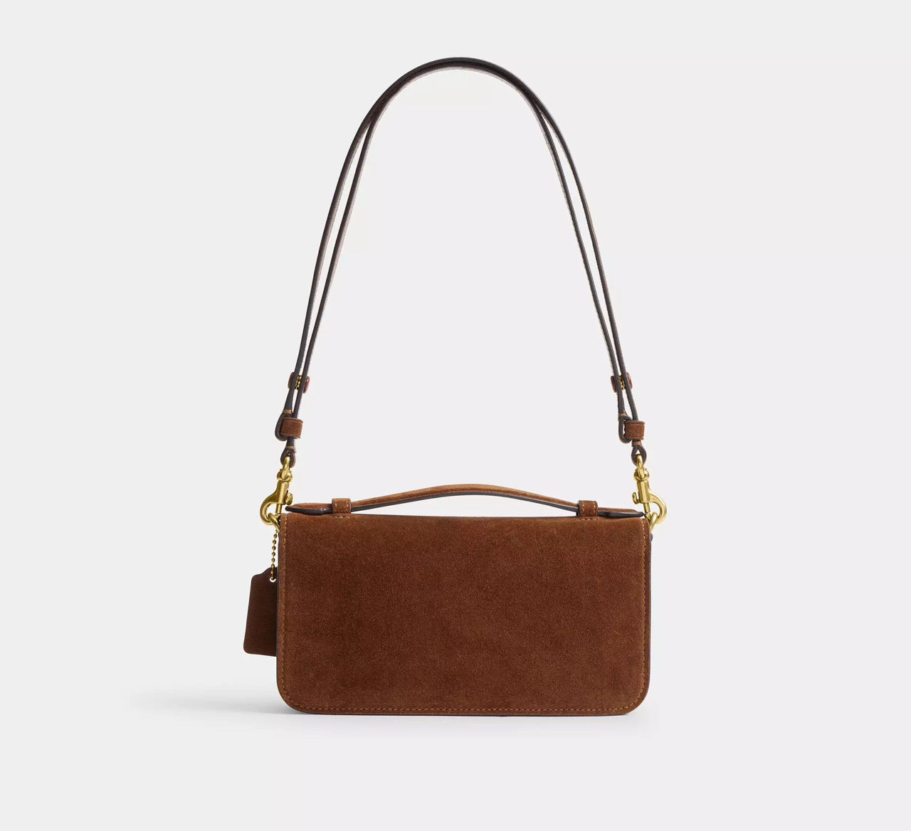 [READY STOCK MY] Coach Elora Top Handle Crossbody Bag in Warm Brown (CCY31)