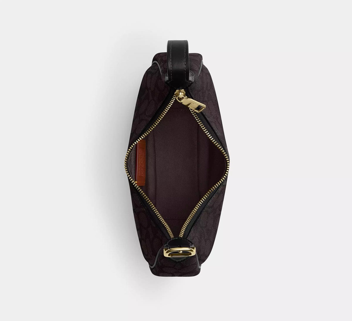 [WEB EXCLUSIVE][READY STOCK MY] Coach Emily Shoulder Bag In Signature Canvas in Walnut/Black (CDX17)