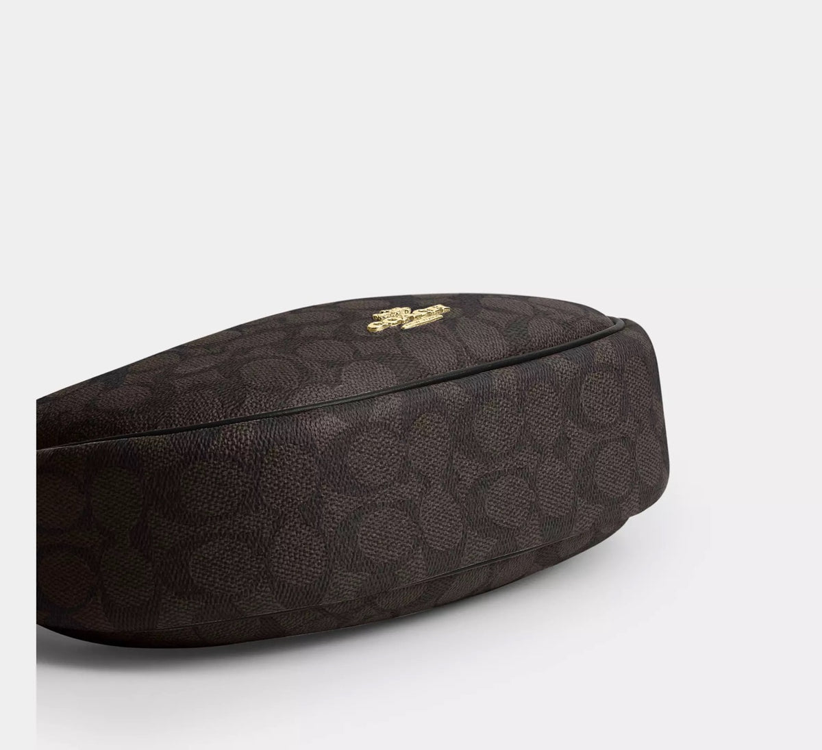 [WEB EXCLUSIVE][READY STOCK MY] Coach Emily Shoulder Bag In Signature Canvas in Walnut/Black (CDX17)