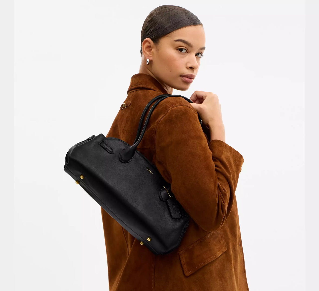 [WEB EXCLUSIVE][READY STOCK MY] Coach Empire Carryall Bag 34 in Black (CCM57)
