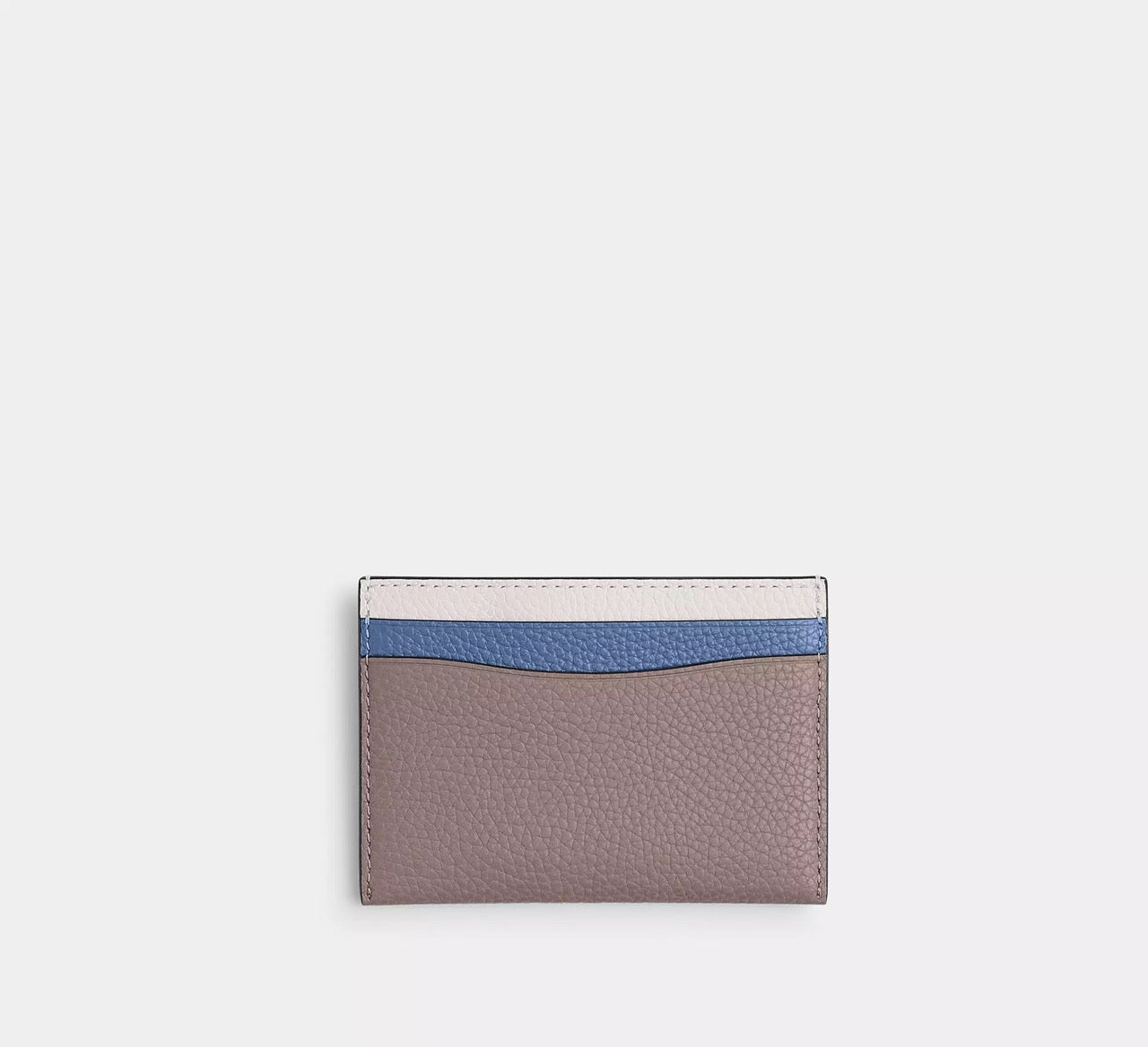 [READY STOCK MY] Coach Essential Card Case In Colorblock in Ash Multi (CZ144)