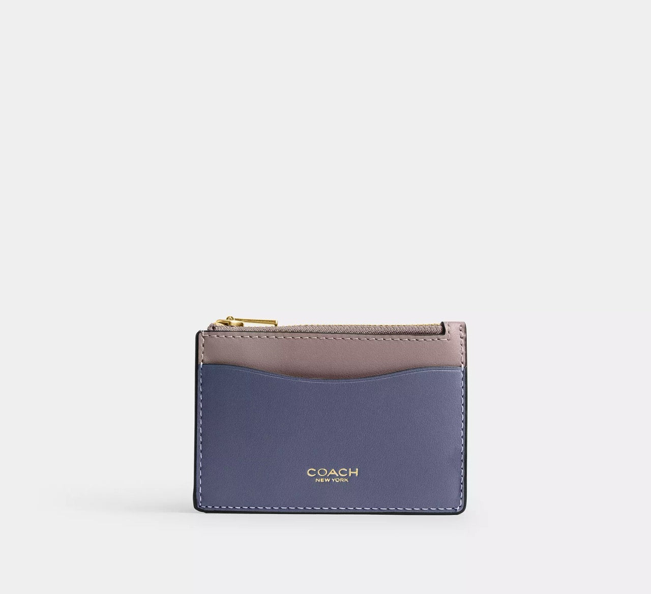 [READY STOCK MY] Coach Essential Card Holder Wallet In Colorblock in Ash Multi (CBF60)