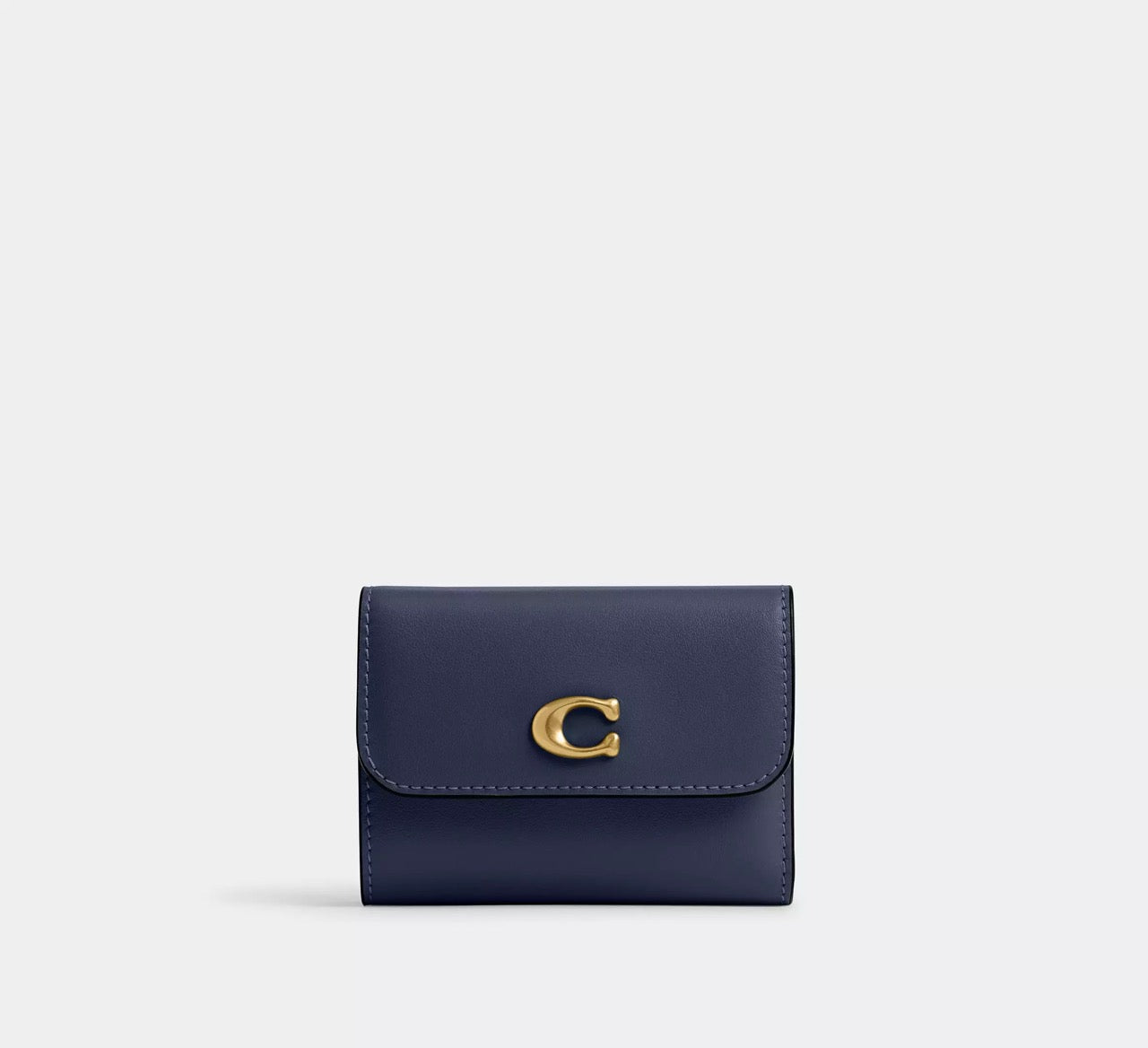 [READY STOCK MY] COACH Essential Card Holder Wallet in Navy (CZ111)