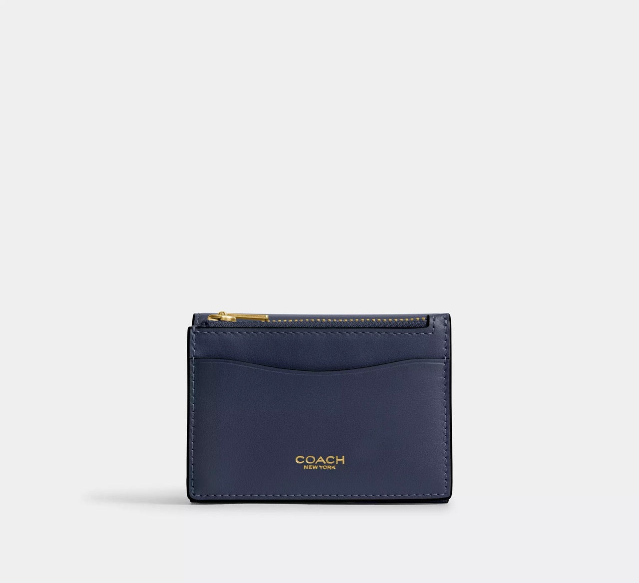 [READY STOCK MY] COACH Essential Card Holder Wallet in Navy (CZ111)