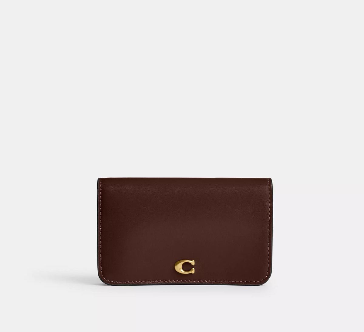 [WEB EXCLUSIVE][INCOMING ETA 30 DAYS] Coach Essential Slim Card Case in Maple (CR990)