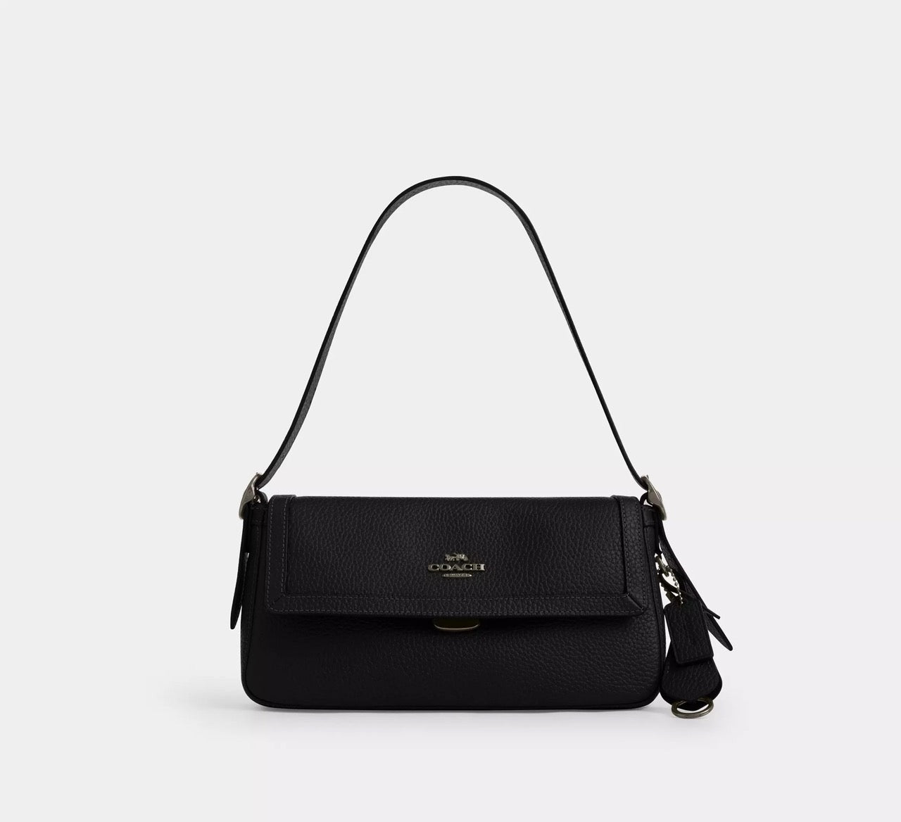 [INCOMING ETA 30 DAYS] COACH Etta Small Flap Shoulder Bag in Black (CCV64)