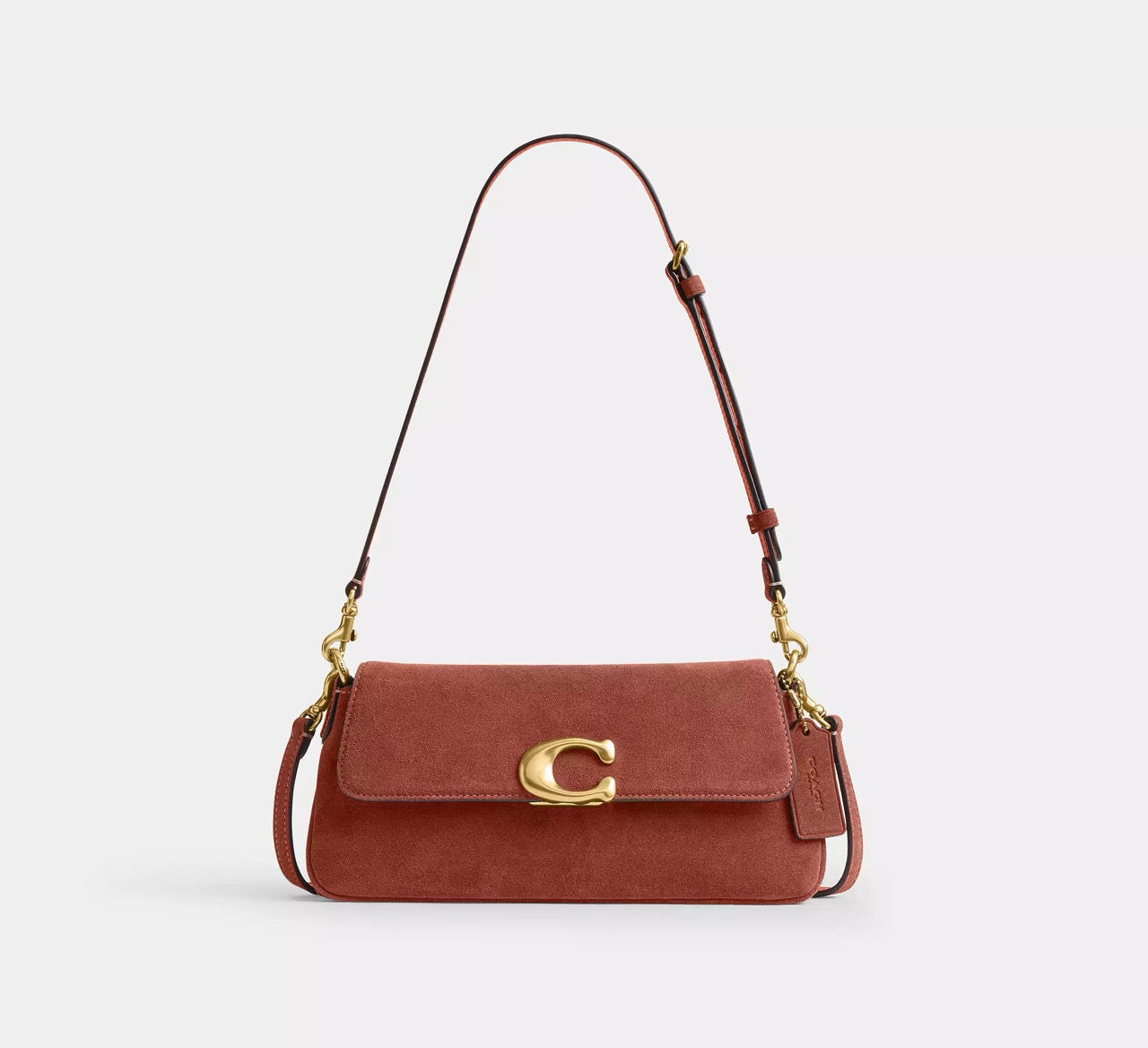 [READY STOCK MY] Coach Jet Shoulder Bag in Clay (CDZ74)